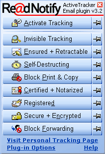 Screen shot of the General Purpose SelfDestructing Plugin popup menu